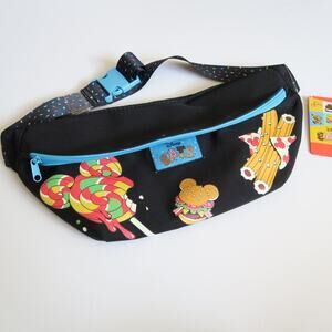 NWT Disney EATS Large Travel Crossbody Belt Bag Snacks Print - 2024 Exclusive